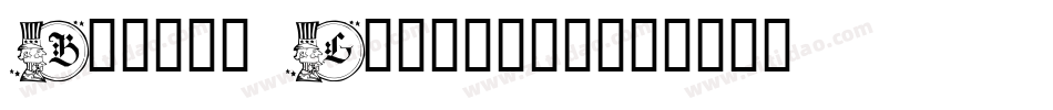 Banque Gothique字体转换